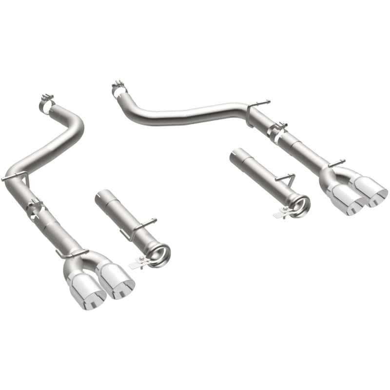 Magnaflow — MagnaFlow Axle-Back, SS, 2.5in, Quad Split Rear 3.5in Tip 2015 Dodge Challenger R/T 5.7L
Axle-Back - view 30