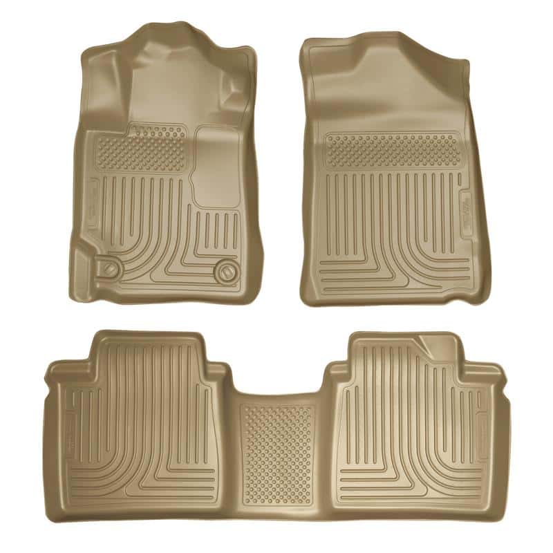 Husky Liners — Husky Liners 07-11 Toyota Camry (All) WeatherBeater Combo Tan Floor Liners (One Piece for 2nd Row)
Floor Liners - view 2