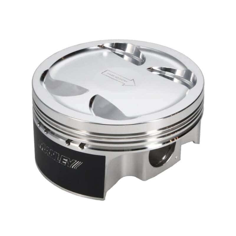 Manley Performance — Manley 04+ Subaru WRX/STi (EJ257) 83mm Stroker 100.0mm +.50mm Size Bore 9.8:1 Dish Piston Set
Piston Set - view 3