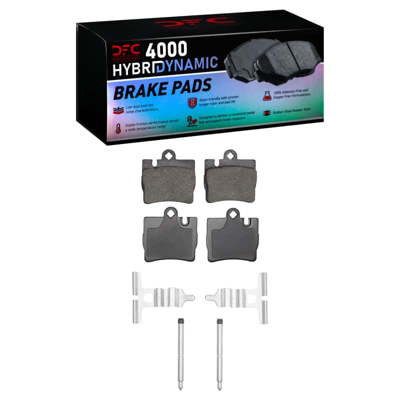 DFC — DFC 00-03 Mercedes-Benz CL600 Rear 4000 HybriDynamic Brake Pads and Hardware Kit
DFC Brake Pad Set - view 1