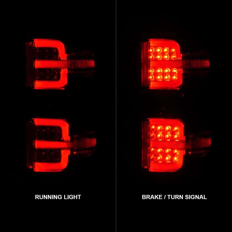 ANZO — ANZO 15-19 Chevy Silverado 2500HD/3500HD (Factory Halogen Only) LED Tail Lights Black w/Clear Lens
Tail Light Set - view 8