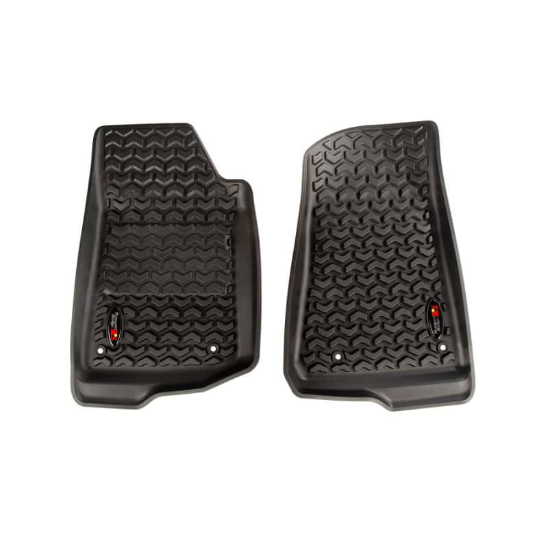 Rugged Ridge — Rugged Ridge Floor Liner Front Black 2018-2020 Jeep Wrangler 2020 Gladiator JL / JT
OFFROAD_FLOORLINERS
Floor Mat Set - view 1