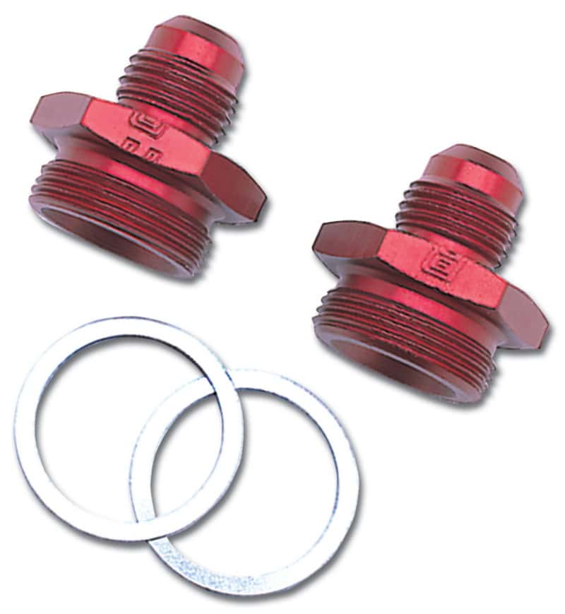 Russell — Russell Performance -6 AN Carb Adapter Fittings (2 pcs.) (Red)
CrbAdptFitting - view 1