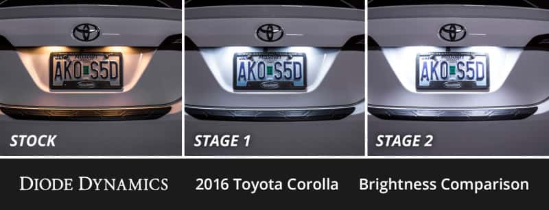 Diode Dynamics — Diode Dynamics 14-22 Toyota Corolla Interior LED Kit Cool White Stage 1 - view 3