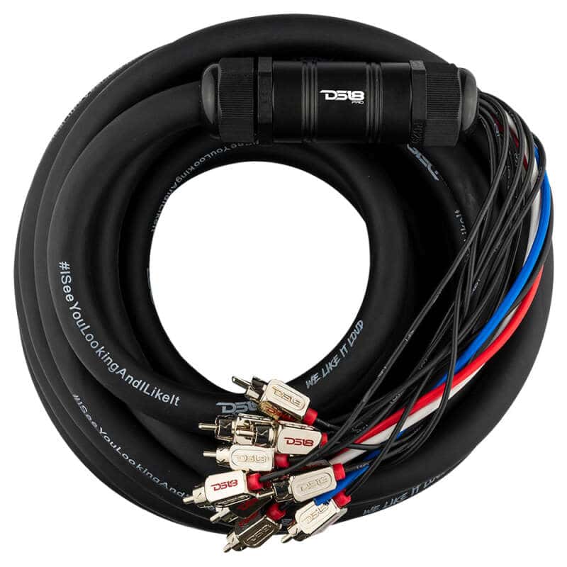 DS18 — DS18 Medusa Wire Pack 10 Channel RCA 4 x 12GA OFC Power Wire 30-Feet - view 5