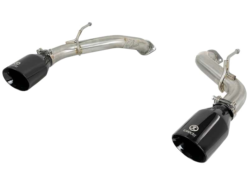 aFe — aFe Takeda 2.5in 304 SS Axle-Back Exhaust w/ Black Tips 16-18 Infiniti Q50 V6-3.0L (tt)
Axle-Back Exhaust - view 1