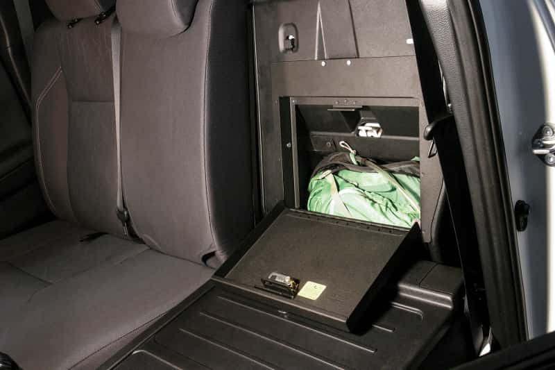 Tuffy Products — Tuffy 05-23 Toyota Tacoma Behind Seat Cubby Cover W/ Combo Lock
Cubby Cover - view 14