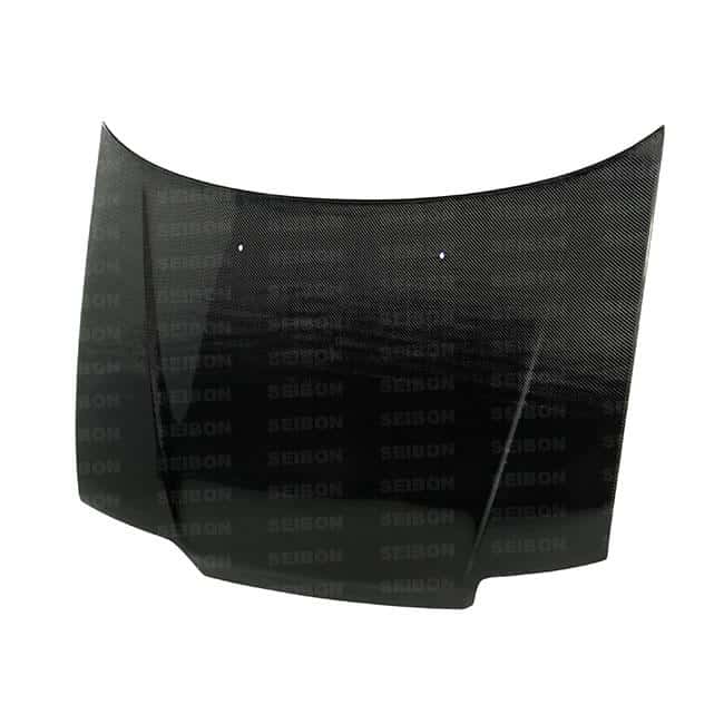 Seibon — Seibon 88-91 Honda Civic HB/CRX (EC3 or ED8/9) OEM-Style Carbon Fiber Hood - view 2