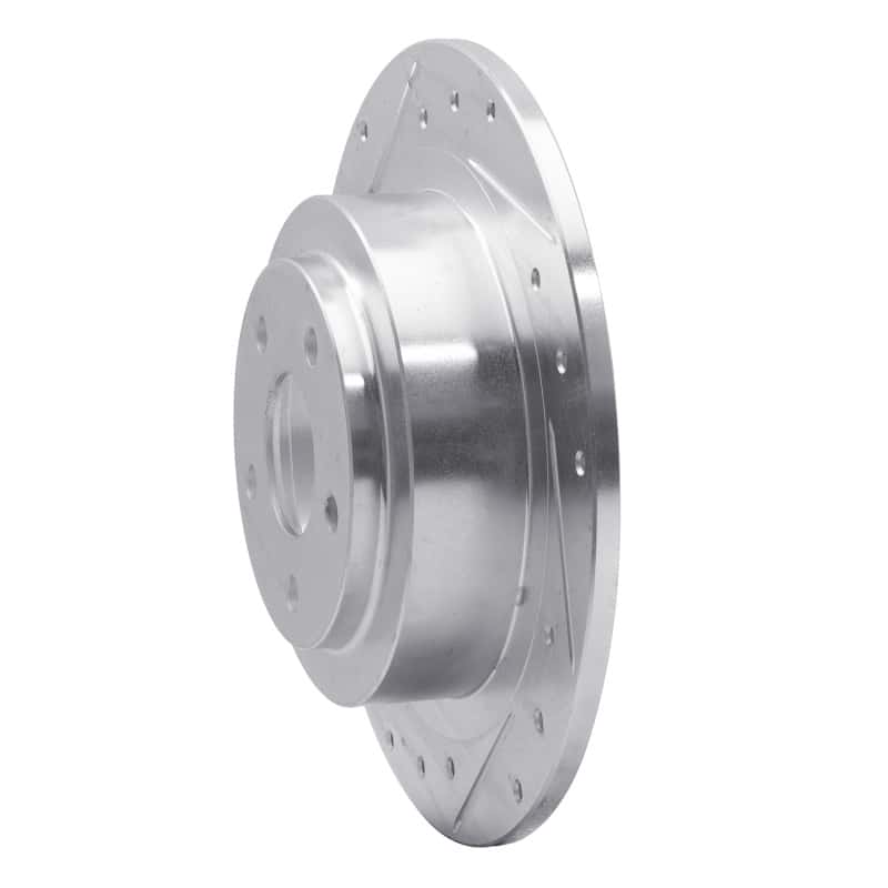 R1 Concepts — R1 00-06 Subaru Outback Rear Left Drilled & Slotted Silver Brake Rotor
R1 Brake Rotor Drill - view 2