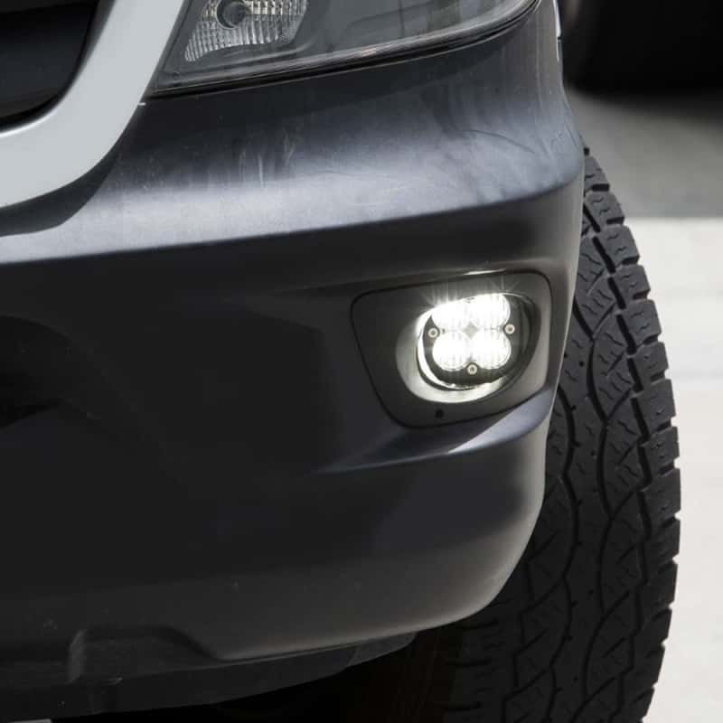 Baja Designs — Baja Designs 2019+ Mercedes Sprinter Van Squadron Sport Fog Pocket Kit - Clear - view 3