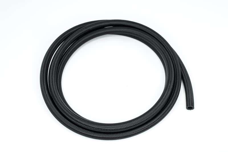 DeatschWerks — DeatschWerks 8AN Black Nylon Braided CPE Hose 10 Feet - view 2