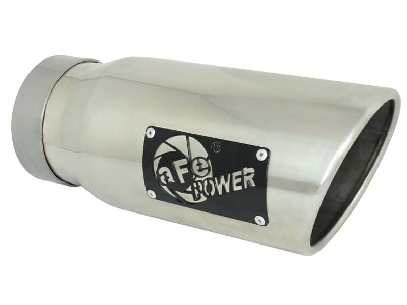 aFe — aFe Large Bore-HD 3in 409SS DPF-Back Exhaust System w/ Polished Tip RAM 1500 20-21 V6-3.0
DPF-Back Exhaust - view 4