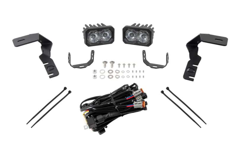 Diode Dynamics — Diode Dynamics 19-21 Ford Ranger Stage Series 2in LED Ditch Light Kit - Pro White Combo - view 3