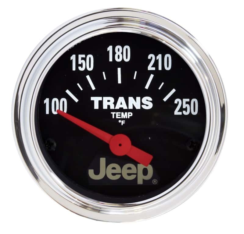 AutoMeter — Autometer Jeep 52.4mm Short Sweep Electronic 100-250 Def F Transmission Temperature Gauge
2-1/16" JEEP TRANS T - view 1