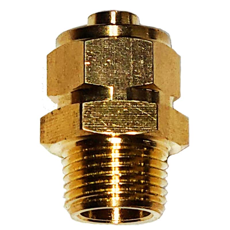 Kleinn Air Horns — Kleinn 1/2In OD Tubing 3/8In M NPT Straight Compression Fitting - view 2