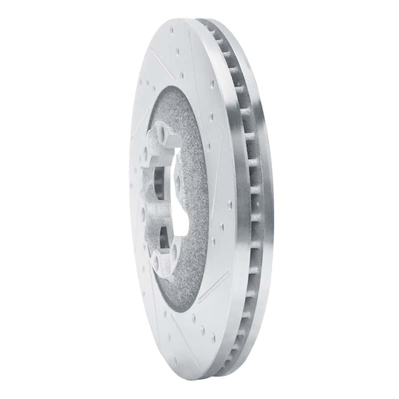 R1 Concepts — R1 09-12 Chevrolet Colorado Front Right Drilled & Slotted Silver Brake Rotor
R1 Brake Rotor Drill - view 2