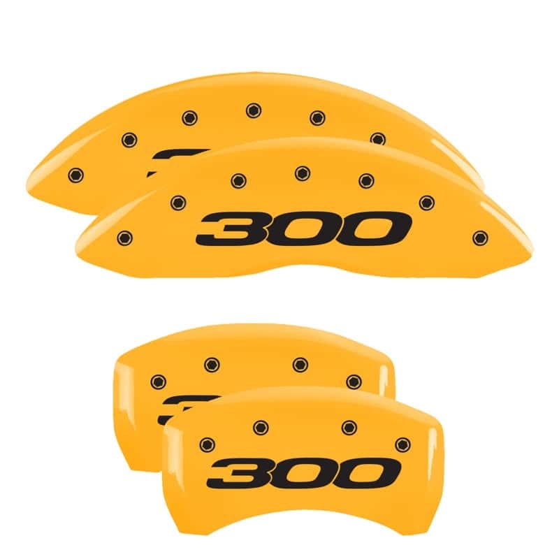 MGP — MGP 4 Caliper Covers Engraved Front & Rear 300/2017 Yellow Finish Black Char 2014 Chrysler 300
Caliper Covers - view 1
