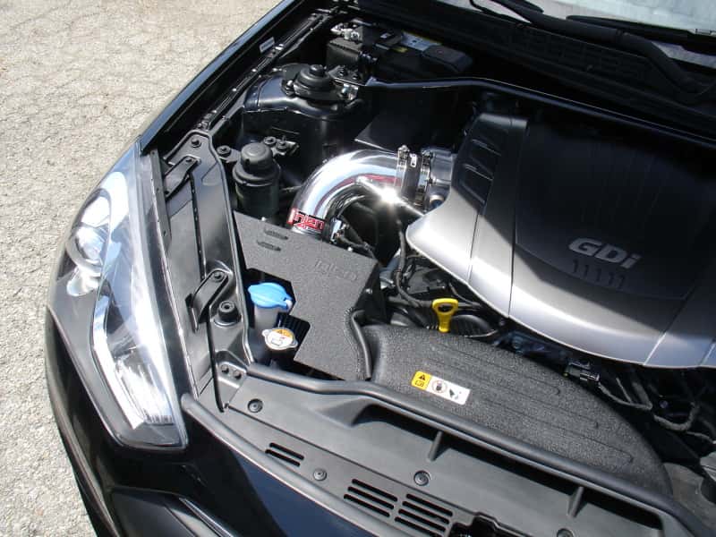 Injen — Injen 2013+ Hyundai Genesis Coupe (3.8L ONLY) V6 Polished Short Ram Intake w/ Heat Shield & Cover
Short Ram Intake
Air Intake Kit - view 4