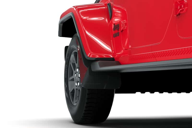 Rally Armor — Rally Armor 19-25 Jeep Gladiator JT (Incl. Overland/Sport/Sport S) Black Mud Flap w/Met. Black Logo
Mud Flap - view 2