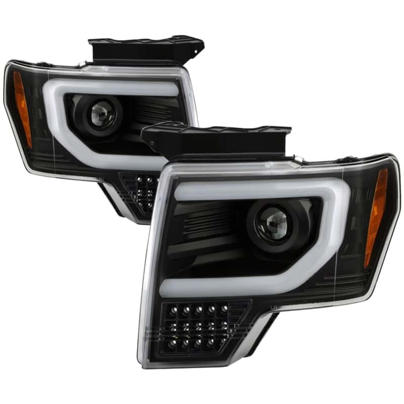 SPYDER — Spyder Ford F150 09-14 Halogen Light Bar Projector Headlights Black PRO-YD-FF15009PL-SEQ-BK
Projector Headlights
Head Light Set - view 1
