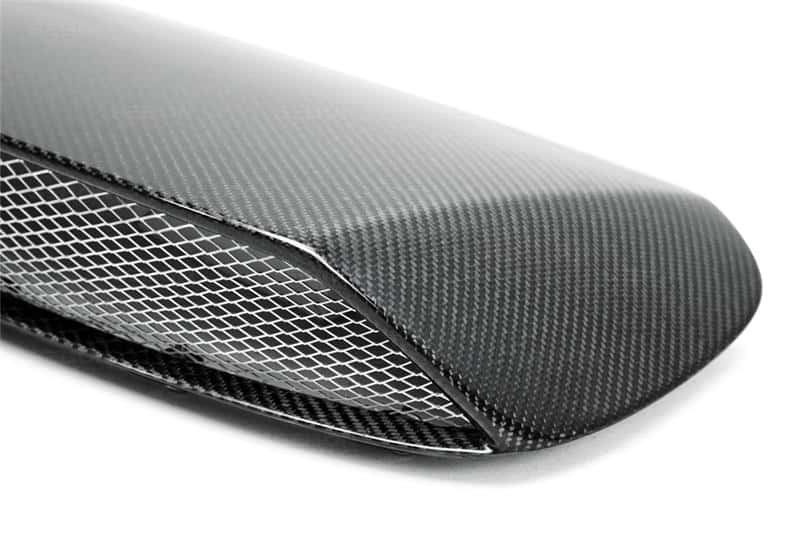 Seibon — Seibon 08-10 Subaru Impreza WRX STI CWIII-Style CF Hood Scoop - Only Fits OEM Hood (Not Seibon Hood) - view 6