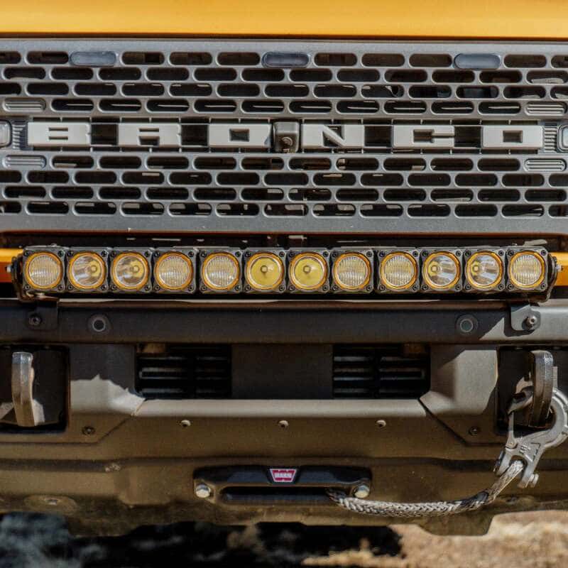 KC HiLiTES — KC HiLiTES 21-24 Ford Bronco Front Bumper Light Bar Mount (For 30in FLEX ERA LED Light Bar) - view 5