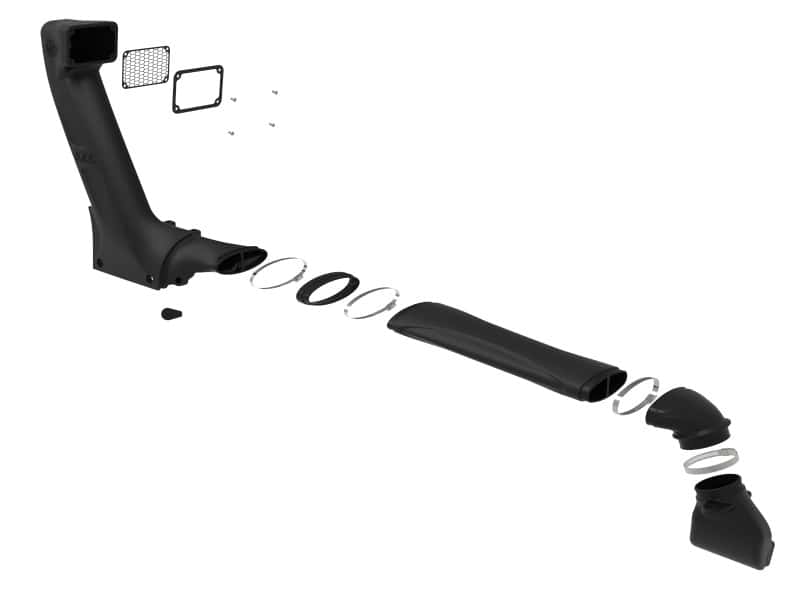 aFe — aFe 18-25 Jeep Wrangler / Gladiator L4/V6 Dynamic Air Scoop (D.A.S) Snorkel
Dynamic Air Scoop - view 2