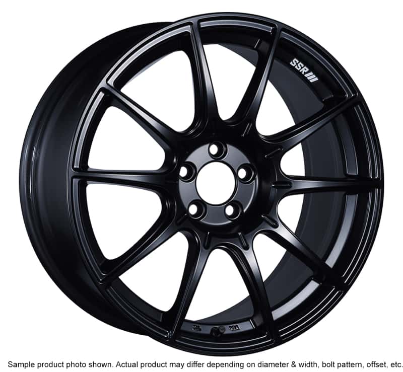 SSR — SSR GTX01 17x9 5x100 38mm Offset Flat Black Wheel - view 2