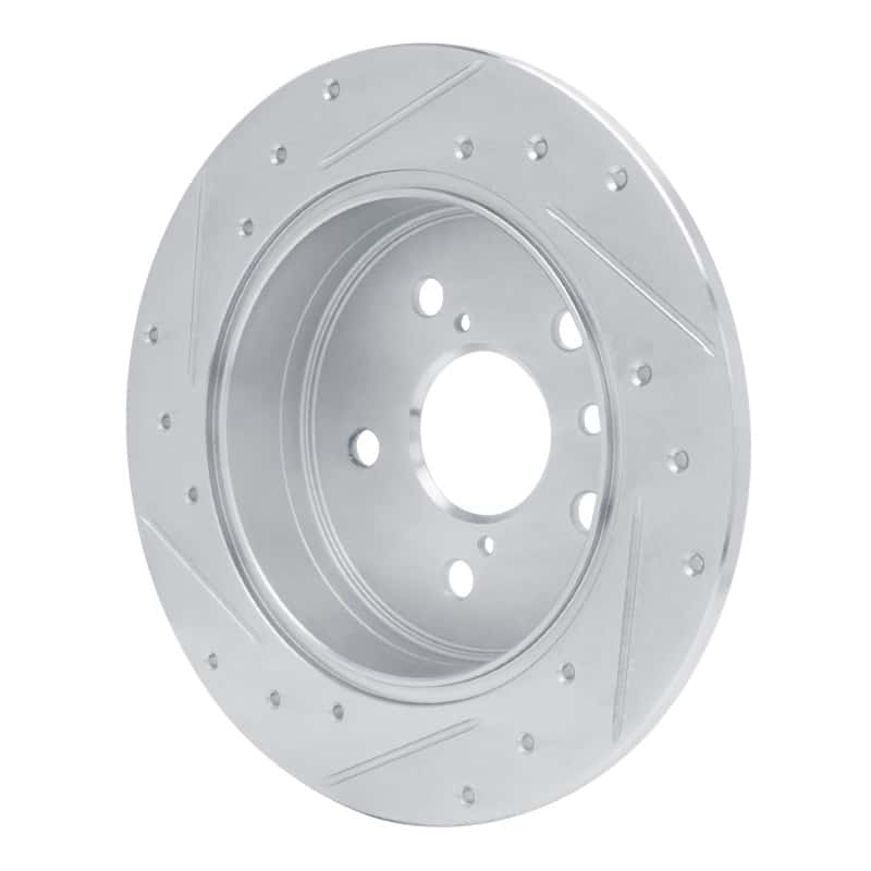 R1 Concepts — R1 18-24 Toyota Camry Rear Right Drilled & Slotted Silver Brake Rotor
R1 Brake Rotor Drill - view 4