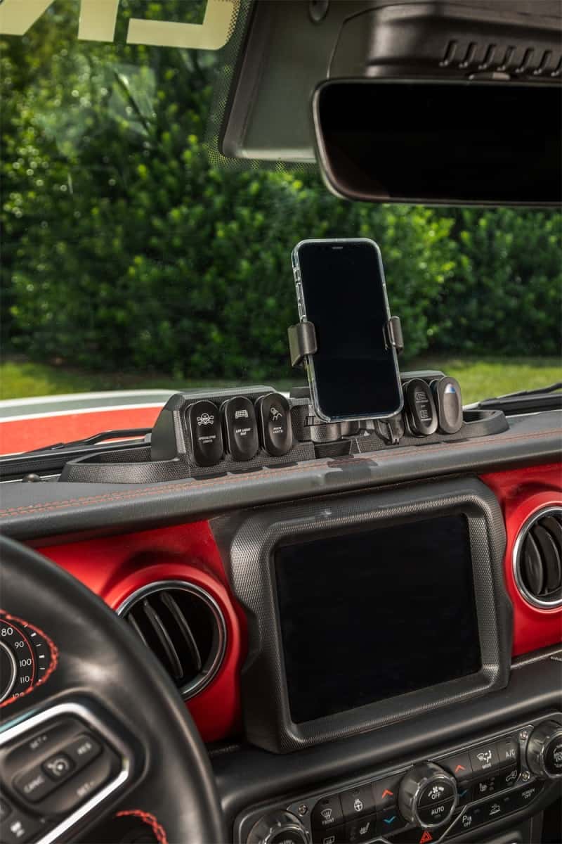 Rugged Ridge — Rugged Ridge 18- 22 Jeep Wrangler JL/ 20-22 Gladiator Eclipse Sun Shade Black Hard Top- Black
Cell Phone Holder
OFFROAD_INTERIOR - view 7