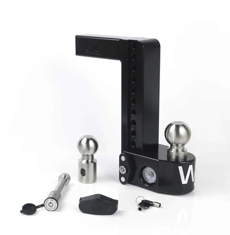Weigh Safe — Weigh Safe 10in Drop Hitch w/Built-in Scale & 2in Shank (8K/12.5K GTWR) w/WS05 - Black Cerakote - view 1