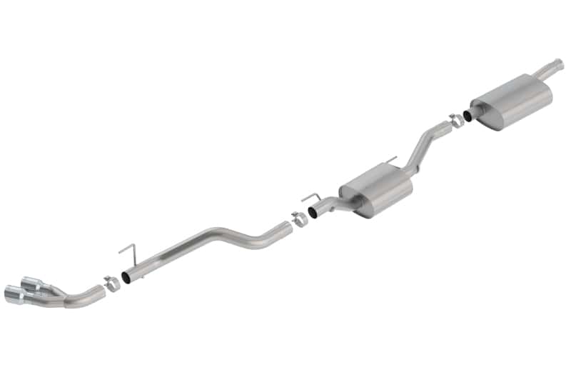 Borla — Borla 2020 Jeep Gladiator JT 3.6L V6 AWD Touring Dual Side Catback w/ Chrome Tips
Cat-Back System - view 1