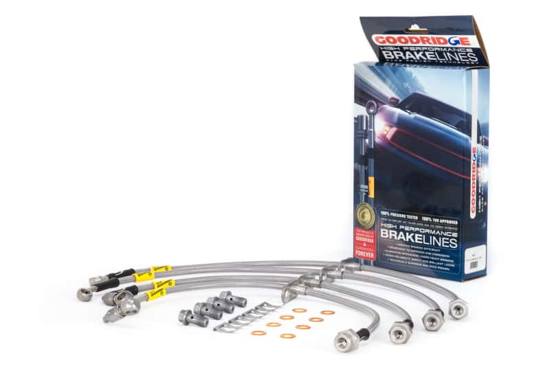 Goodridge — Goodridge 17-18 Honda Civic (Base/LX/EX) Stainless Steel Brake Line Kit
Brake Hose Kit - view 1
