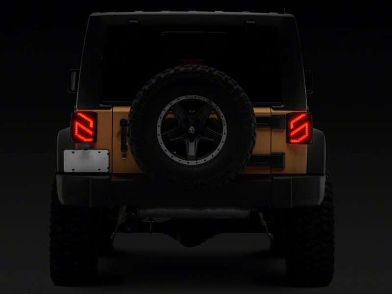 Raxiom — Raxiom 07-18 Jeep Wrangler JK Axial Series Trident LED Tail Lights- Blk Housing (Clear Lens)
Lights - view 10