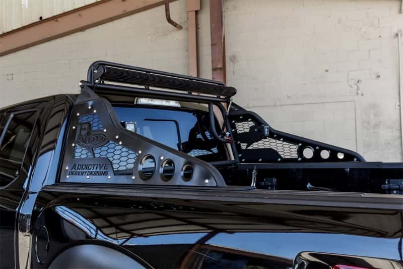 Addictive Desert Designs — Addictive Desert Designs 17-18 Ford F-150 Raptor Race Series Chase Rack w/ 2017 Grill Pattern
TrkCabProt/HeadRk
Chase Rack - view 1