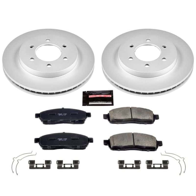 PowerStop — Power Stop 04-08 Ford F-150 Front Z17 Evolution Geomet Coated Brake Kit - view 1