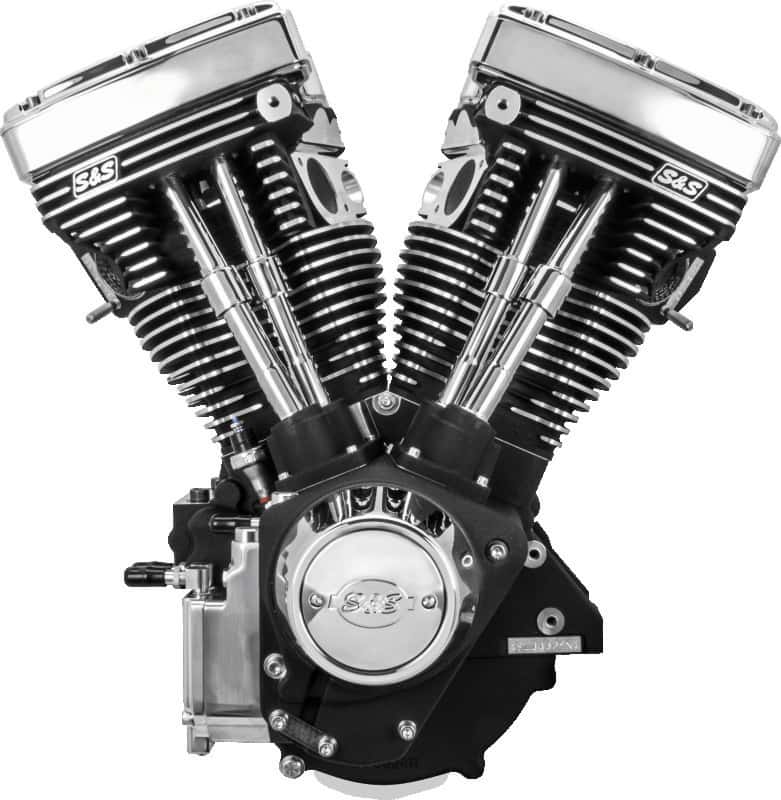 S&S Cycle — S&S Cycle 84-99 BT V111 Long Block Engine - Wrinkle Black - view 1
