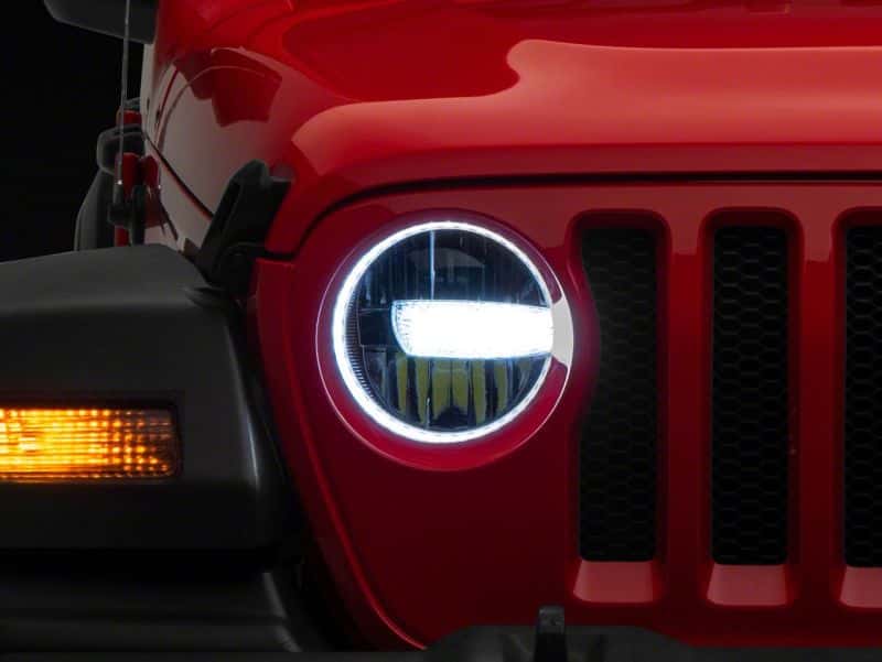 Raxiom — Raxiom 18-23 Jeep Wrangler JL Axial Series 9-In LED Headlights- Blk Housing (Clear Lens)
Headlights - view 10