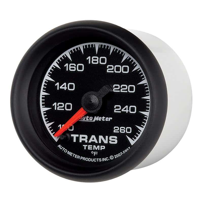 AutoMeter — Autometer ES 52.4mm Full Sweep Electronic 100-260 Degree F Transmission Temperature Gauge
GA 2" TRNS 260F S ES - view 3