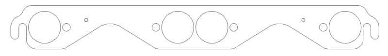 Cometic Gasket — Cometic Chevrolet Gen-1 Small Block V8 .030in MLS Exhaust Manifold Gasket Set - 1.625in Round Ports
Exhaust Gasket Set - view 1