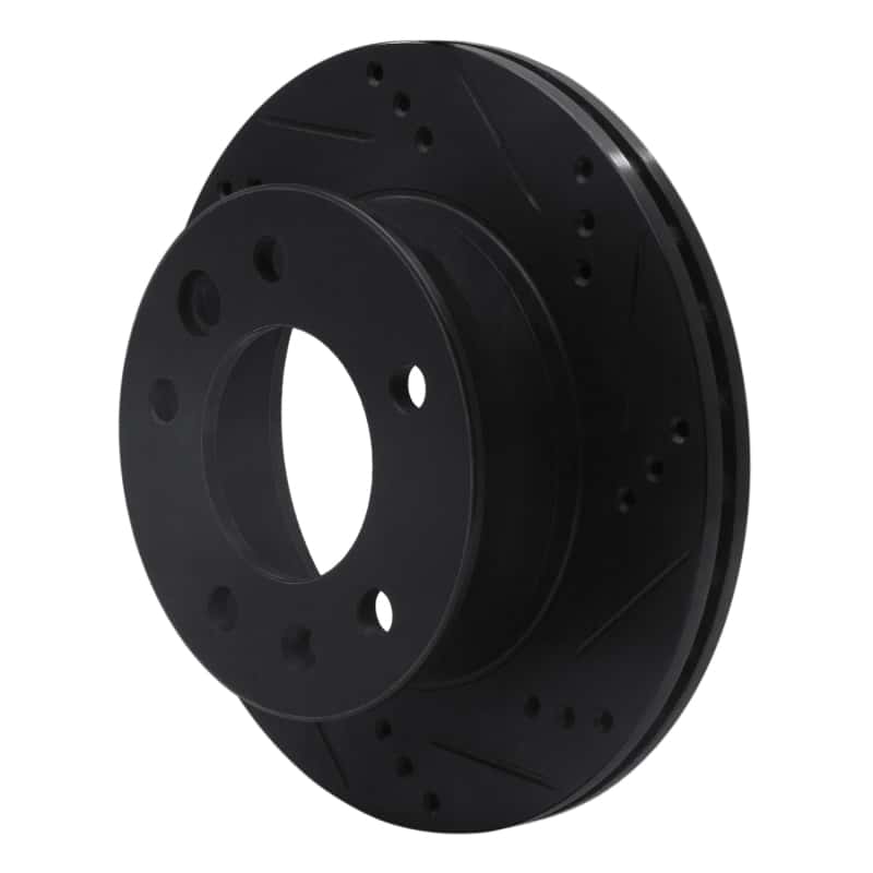 R1 Concepts — R1 02-06 Dodge Sprinter 3500 Front Left Drilled & Slotted Black Brake Rotor
R1 Brake Rotor Drill - view 2
