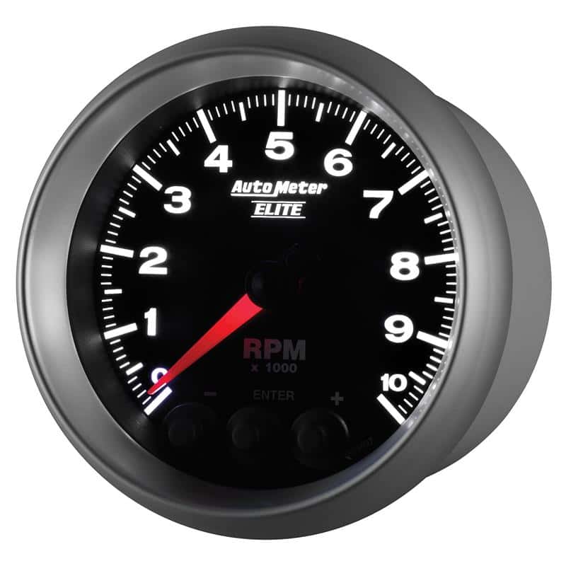 AutoMeter — Autometer Street Progressive Shift Light 85.7mm Tachometer 0-10,000 RPM
3.4" TACH 10KRPM ELI - view 4