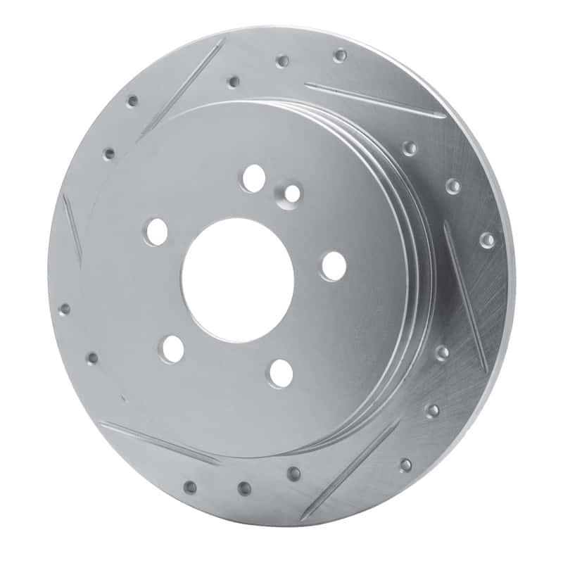 R1 Concepts — R1 98-05 Mercedes-Benz ML350 Rear Left Drilled & Slotted Silver Brake Rotor
R1 Brake Rotor Drill - view 2
