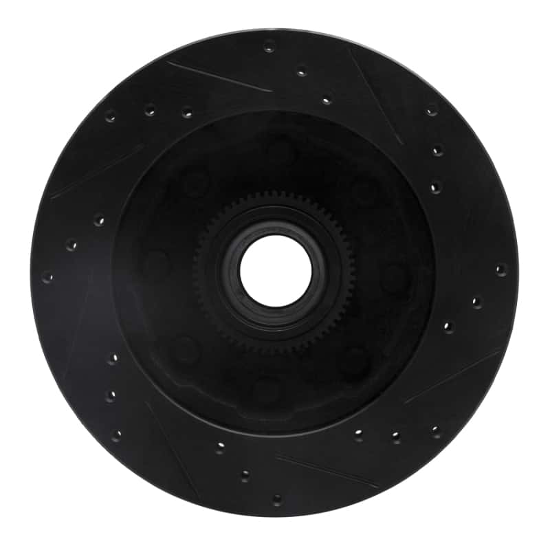 R1 Concepts — R1 1994-1999 Dodge Ram 2500 Front Left Drilled & Slotted Black Brake Rotor
R1 Brake Rotor Drill - view 5