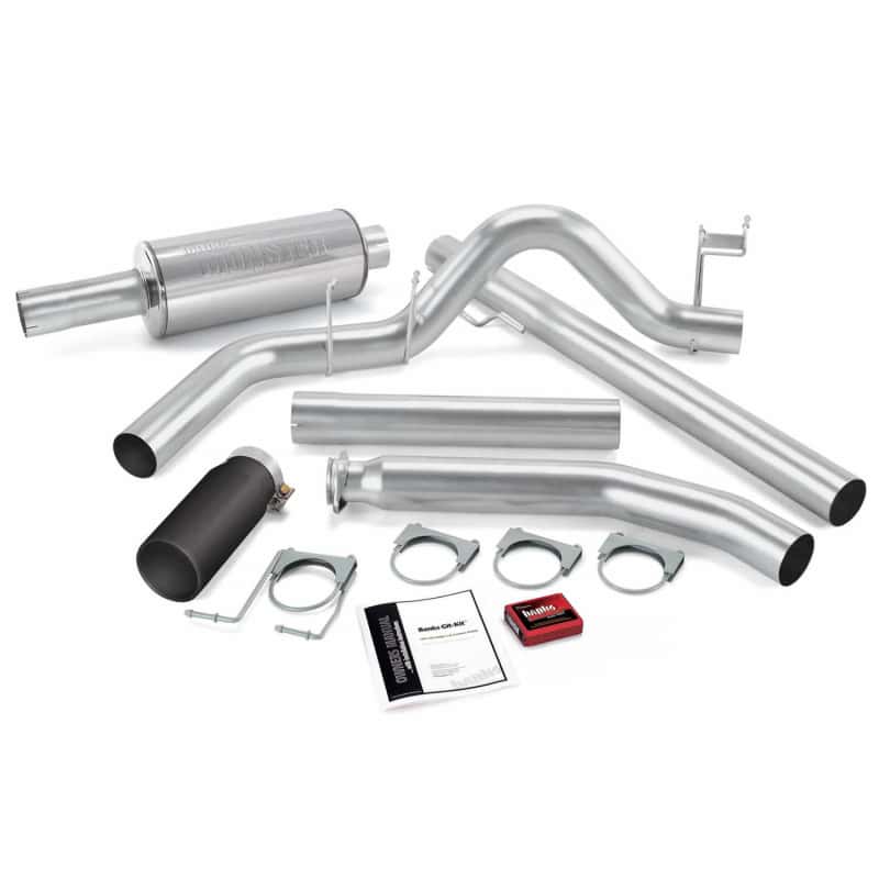 Banks Power — Banks Power 98-00 Dodge 5.9L Ext Cab Git-Kit - SS Single Exhaust w/ Black Tip
Power/Efficiency Sys - view 2