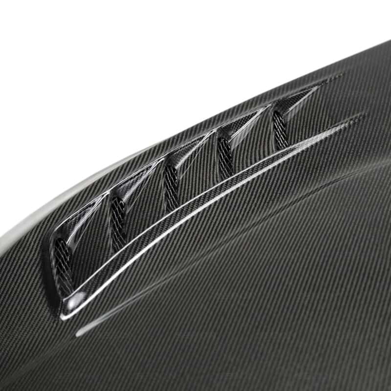 Seibon — Seibon 17-20 Honda Civic Type-R (FK8) TSII Style Carbon Fiber Hood - view 4