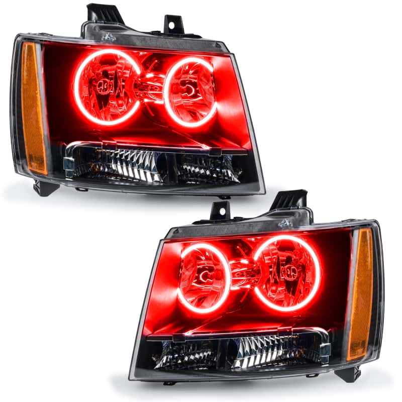 ORACLE Lighting — Oracle 07-13 Chevrolet Avalanche Pre-Assembled SMD Headlights - Red - view 1