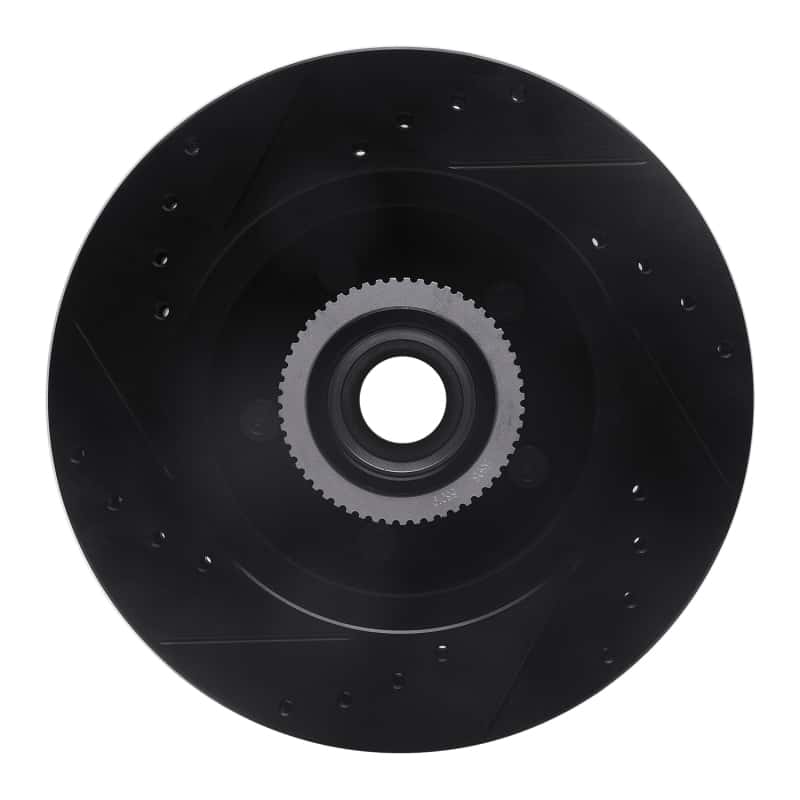 R1 Concepts — R1 1992-2002 Chevrolet Tahoe Front Right Drilled & Slotted Black Brake Rotor
R1 Brake Rotor Drill - view 5