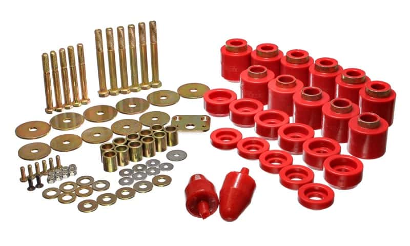 Energy Suspension — Energy Suspension 1in Body Lift Kit - Red
BodyMntBshKt - view 2