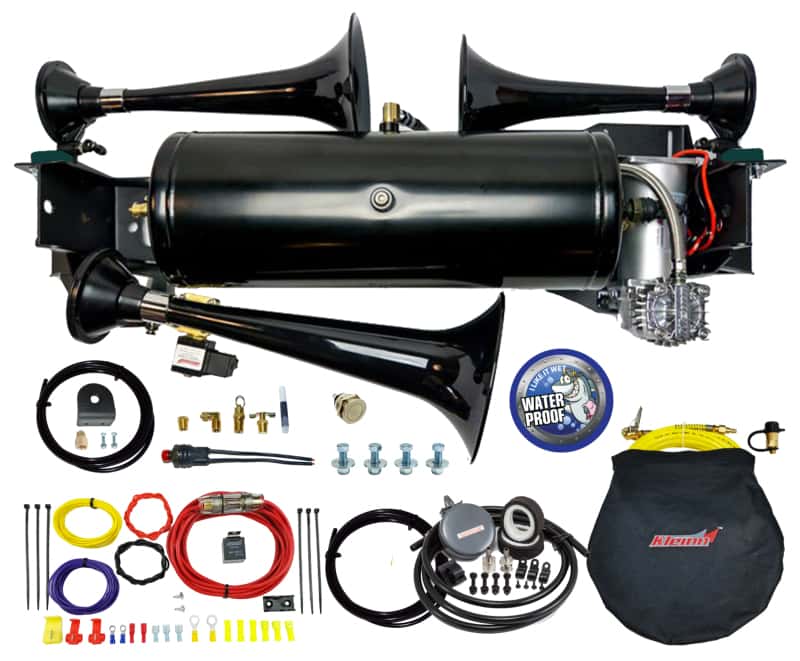 Kleinn Air Horns — Kleinn 09-18 Dodge Ram 1500 Onboard Air System w/ Model 230 Horns
Train Horn - view 2